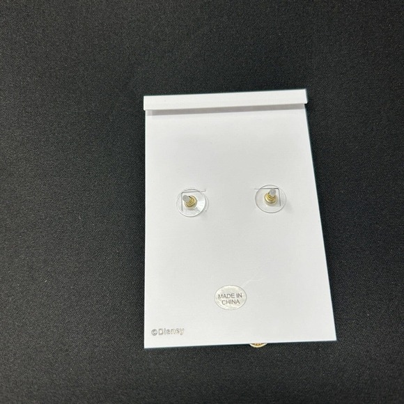 Disney X Baublebar Minnie Mouse Gold Stud Polkadot Bow Crystals Glitter Earrings - Picture 4 of 6